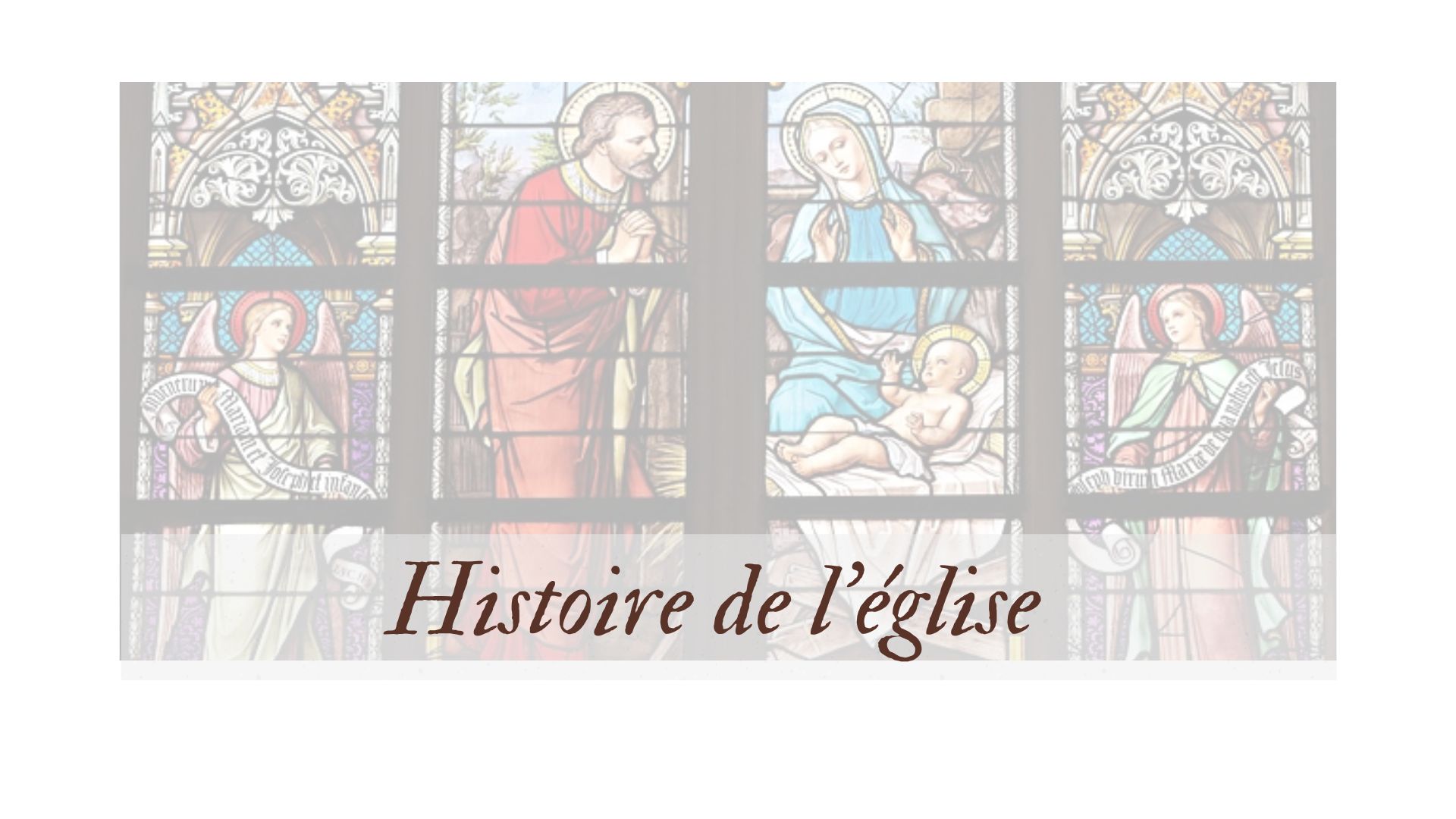 Image mise en avant, Histoire de l’Eglise