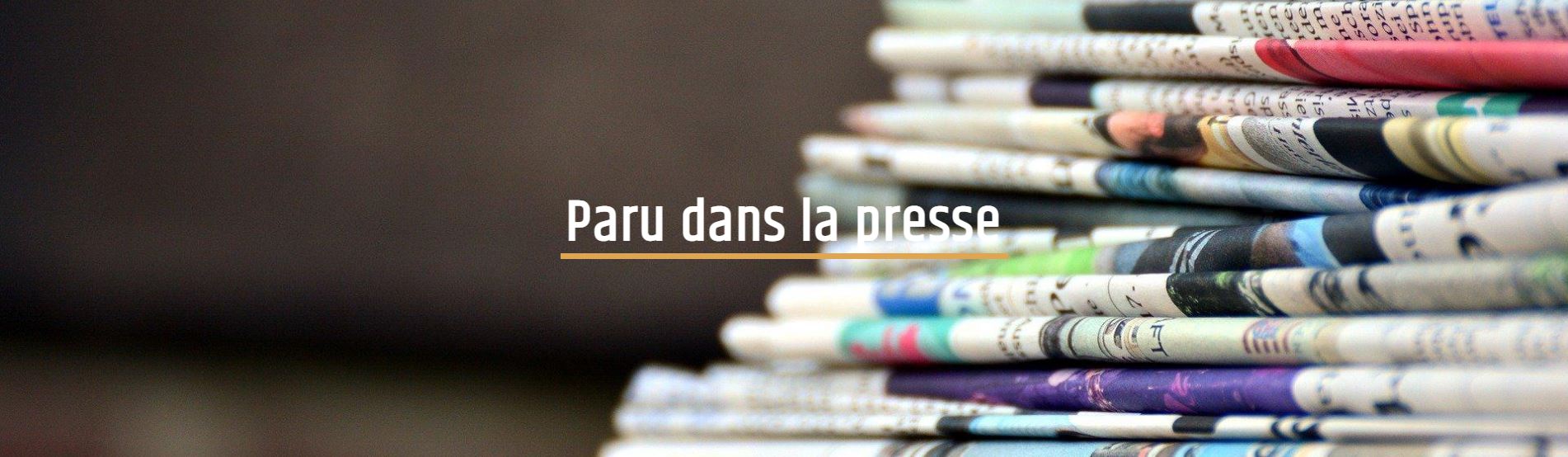 Paru dans la presse