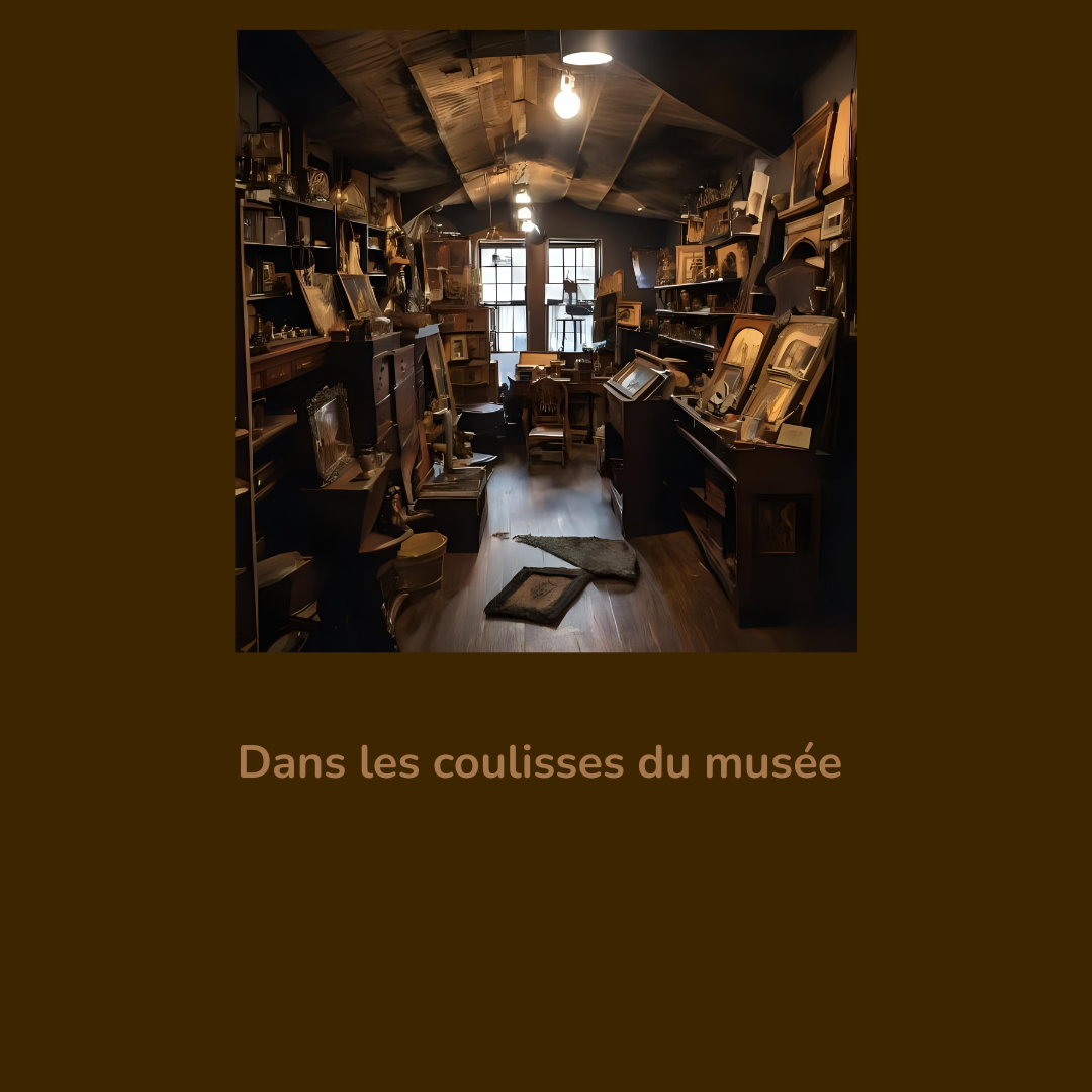 Image mise en avant, Dans les coulisses du musée
